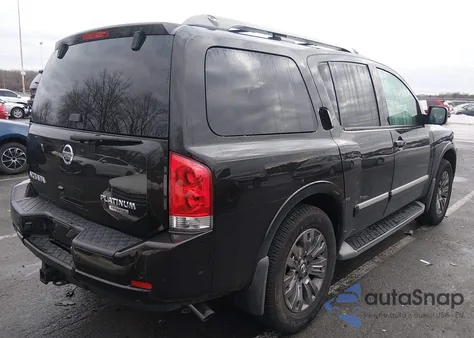 2015 Nissan Armada Platinum z USA, uszkodzony, nr VIN 5N1AA0NC1FN616379